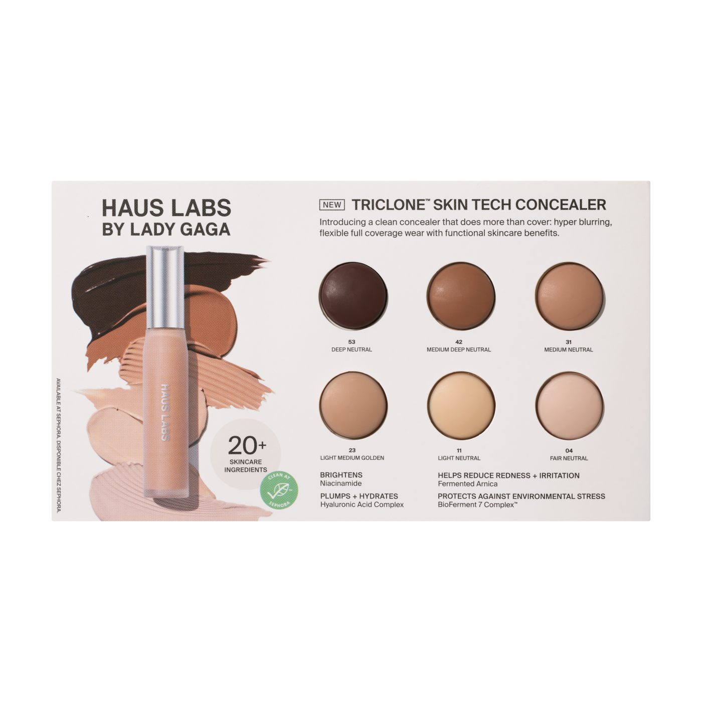 Triclone™ Skin Tech Hydrating + De-Puffing Concealer Sample 1