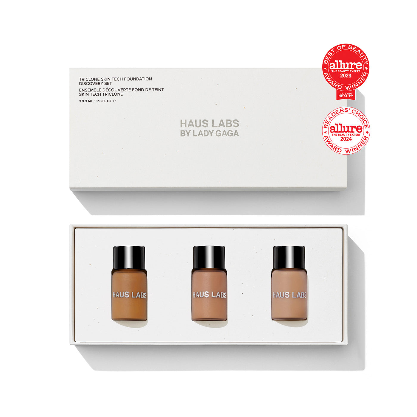 Triclone Skin Tech Foundation Discovery Set - Hauslabs.com
