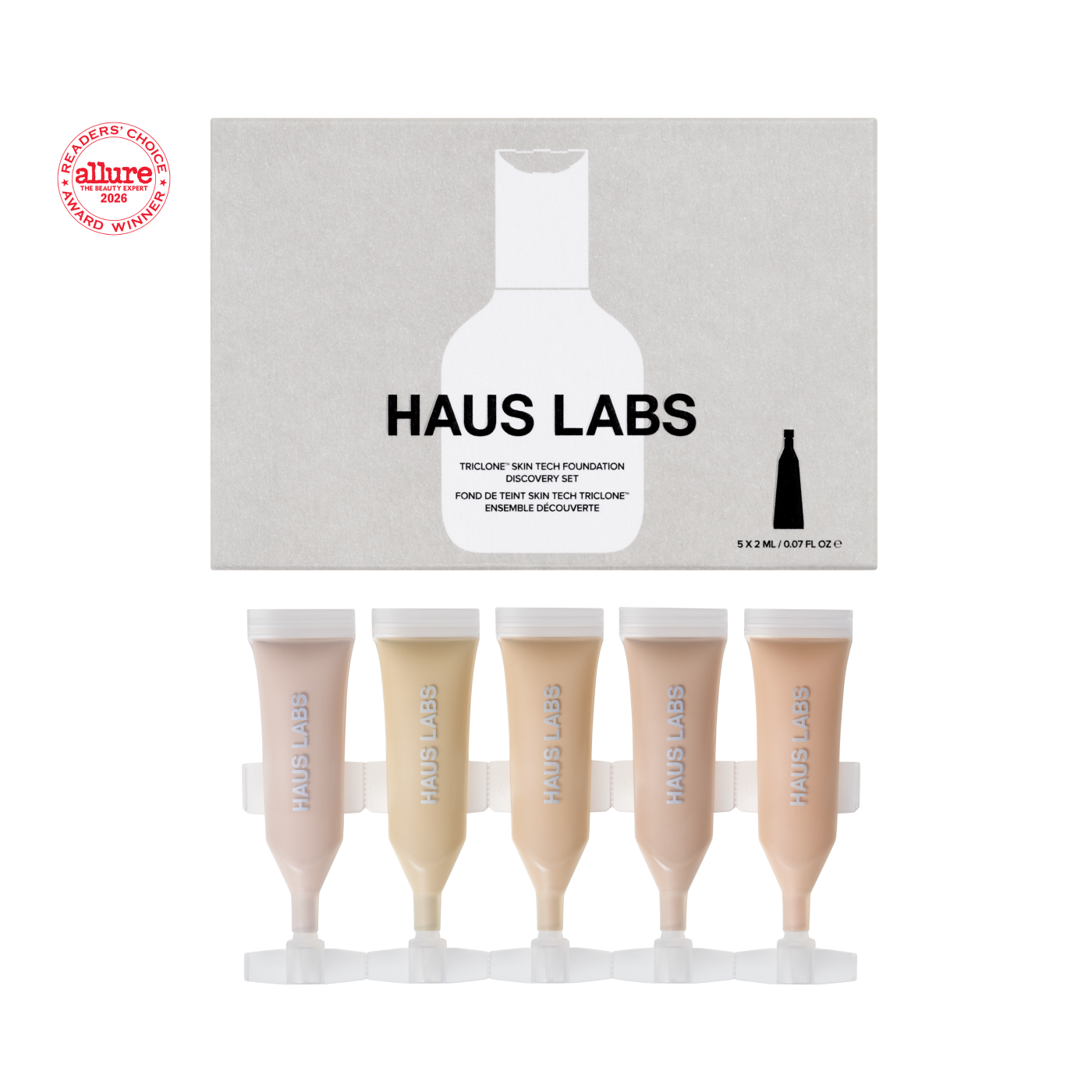 BD Perfect Cream & Blur Foundation セット Triclone Skin Tech Foundation Discovery Set - Hauslabs.com - HAUS