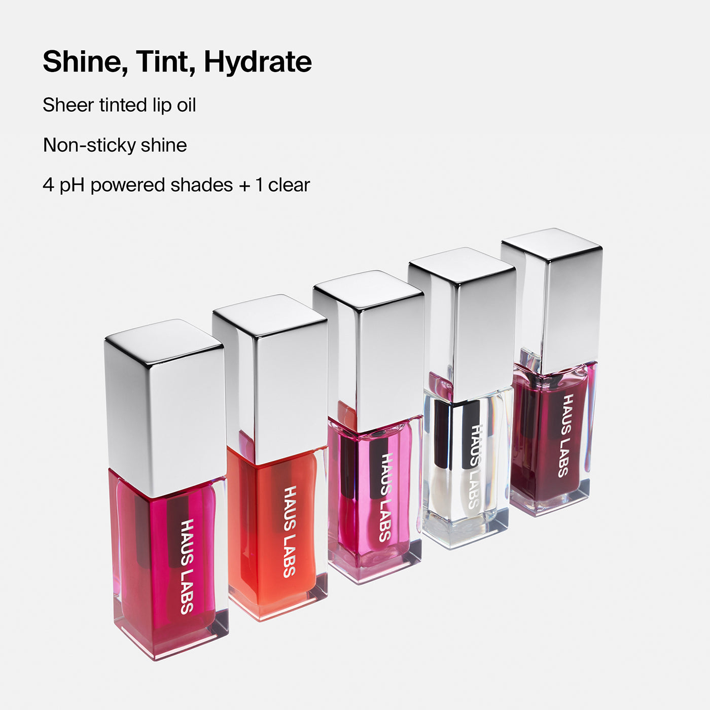 PhD Hybrid Lip Oil - Hydrating Tint | HausLabs.com - HAUS LABS BY