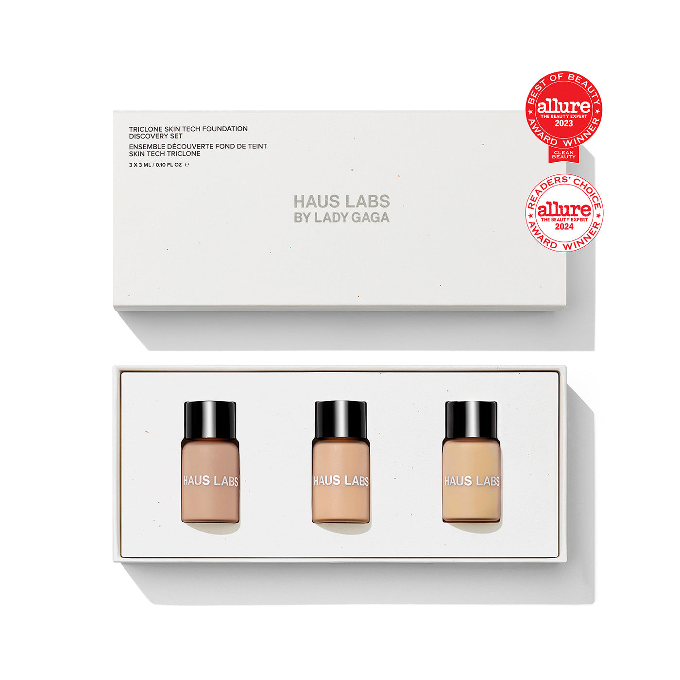 Triclone Skin Tech Foundation Discovery Set - Hauslabs.com