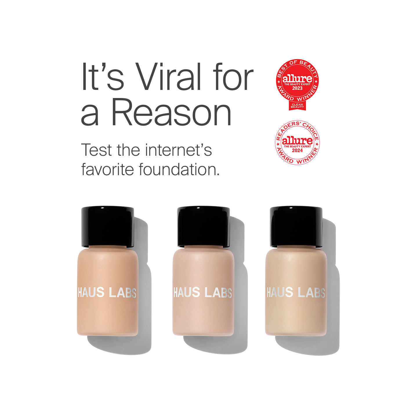 HAUS LABS トリプローン サインテ ック ファンデーション 070 Triclone Skin Tech Foundation Discovery Set - Hauslabs.com