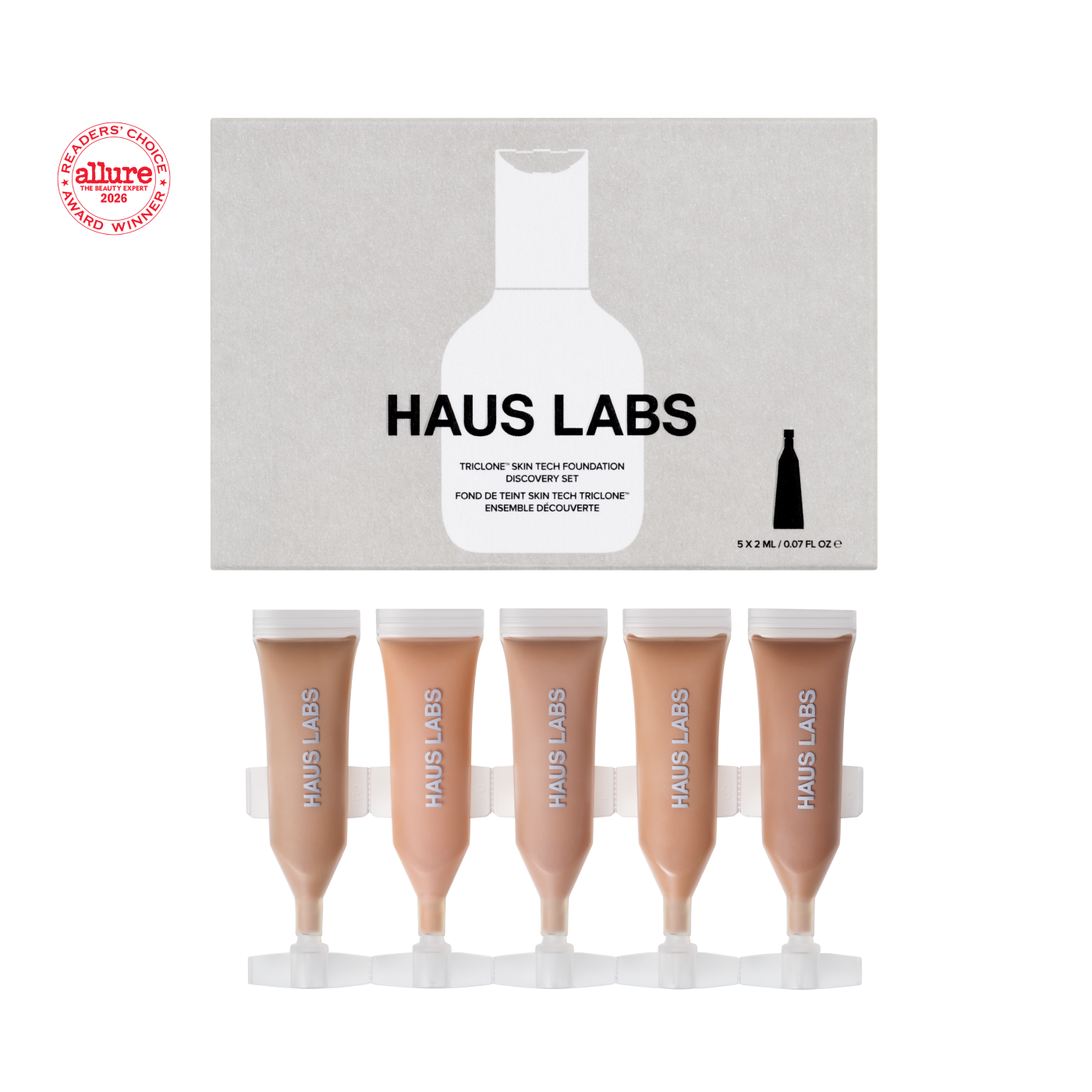 Triclone Skin Tech Foundation Discovery Set - Hauslabs.com - HAUS