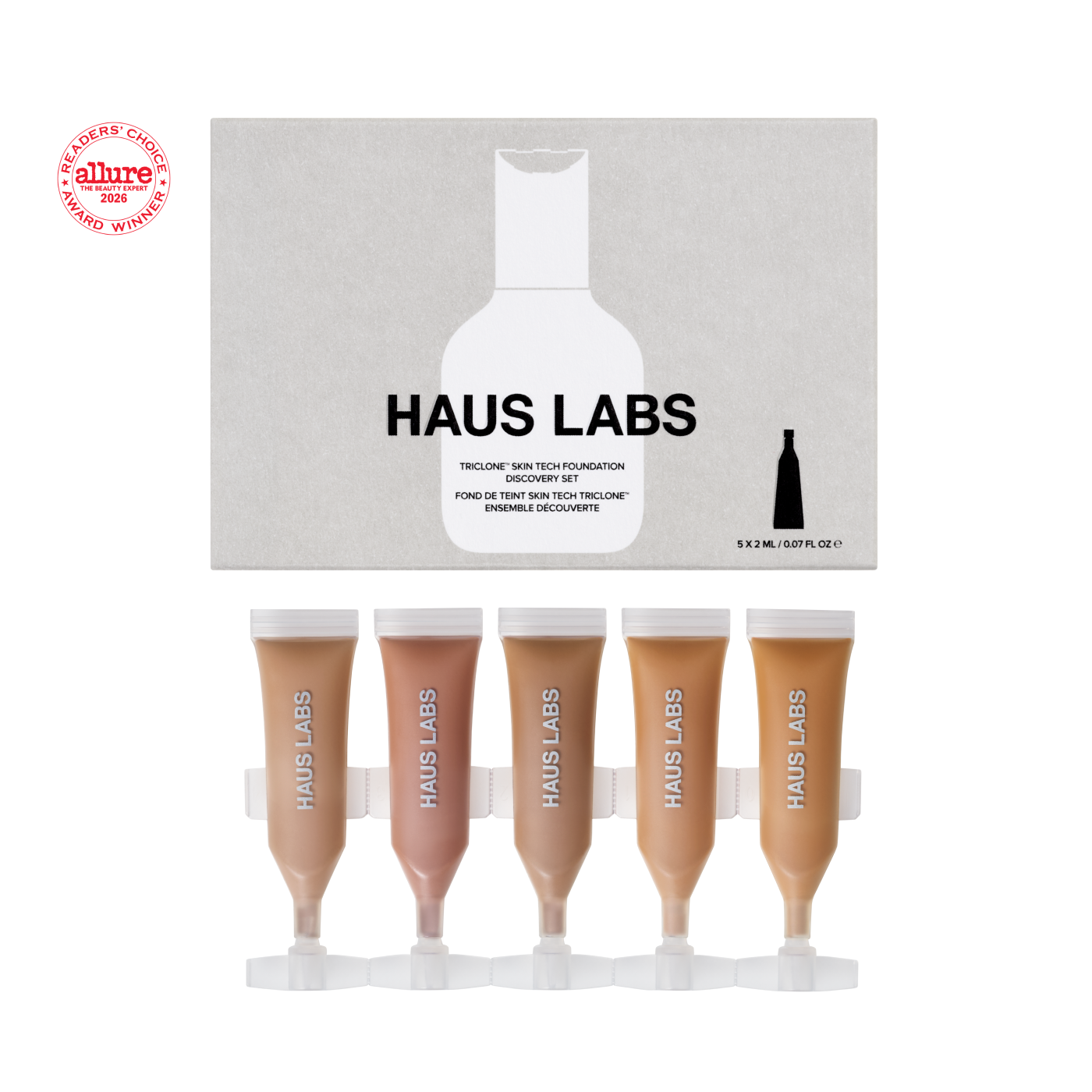 Triclone Skin Tech Foundation Discovery Set - Hauslabs.com - HAUS